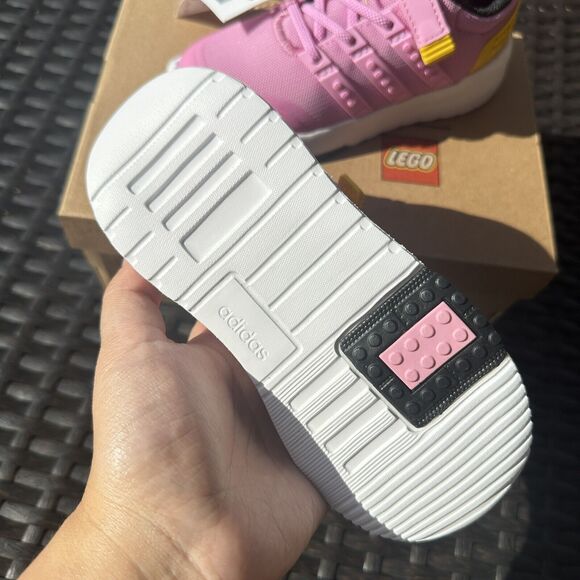 Adidas x LEGO Racer TR21 Elastic Laces and Top Strap Kid's Shoes ID7367 - Picture 16 of 16